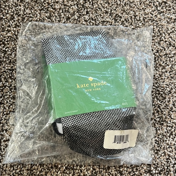 kate spade Accessories - Kate Spade Black Fish eat Tights
